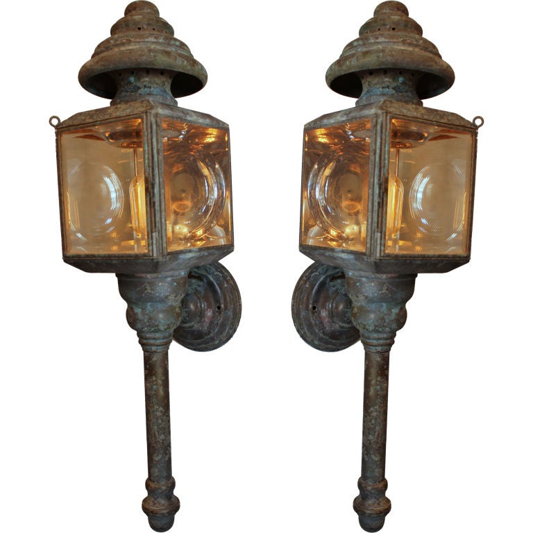 Pair of Coach Lamps