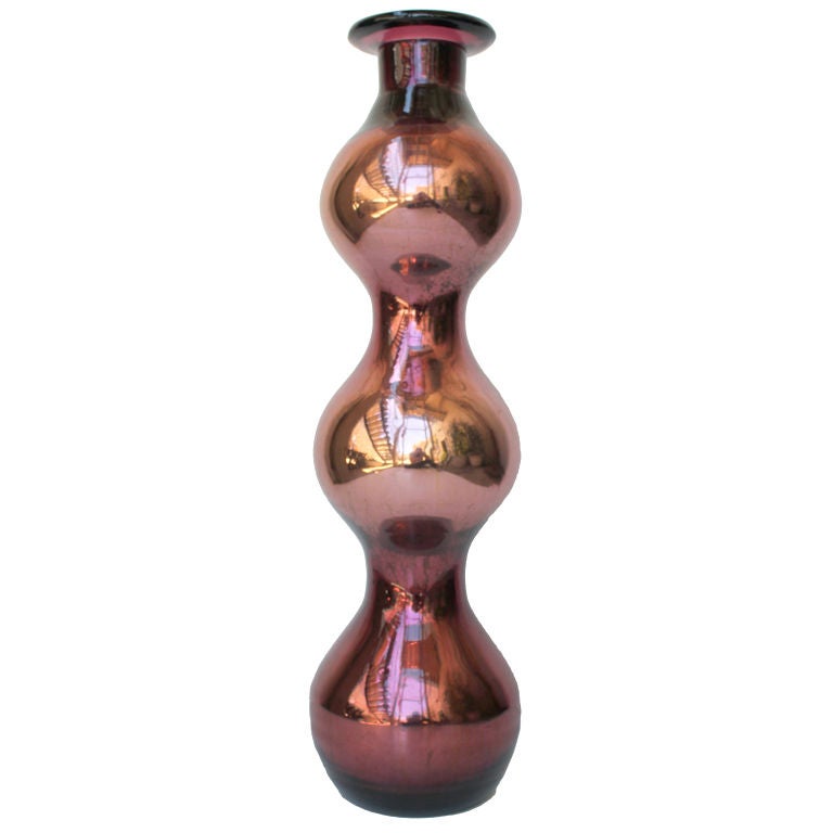 Purple Mercury Glass Vase