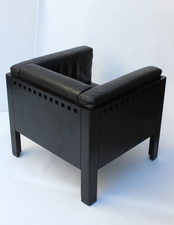 Metropolitan Mahogany and Leather Chair