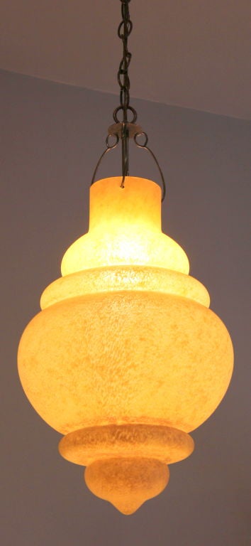 Hand Blown Glass Lantern