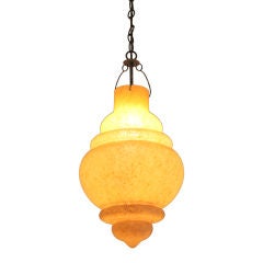 Hand Blown Glass Lantern 7