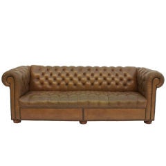 Leather Chesterfield Sofa