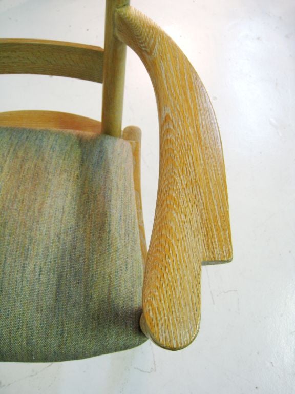 Set of 6 Herman DeVries Oak Chairs For Sale 2