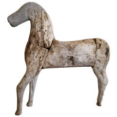 Large 19th Century French Rocking Horse