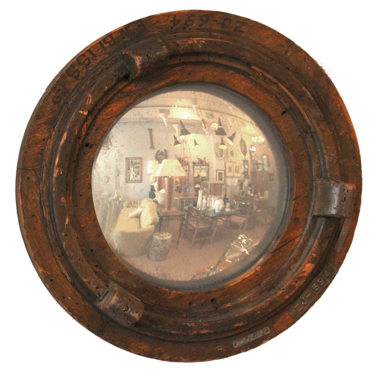 Early 20th Century Mold Mounted as a Mirror II