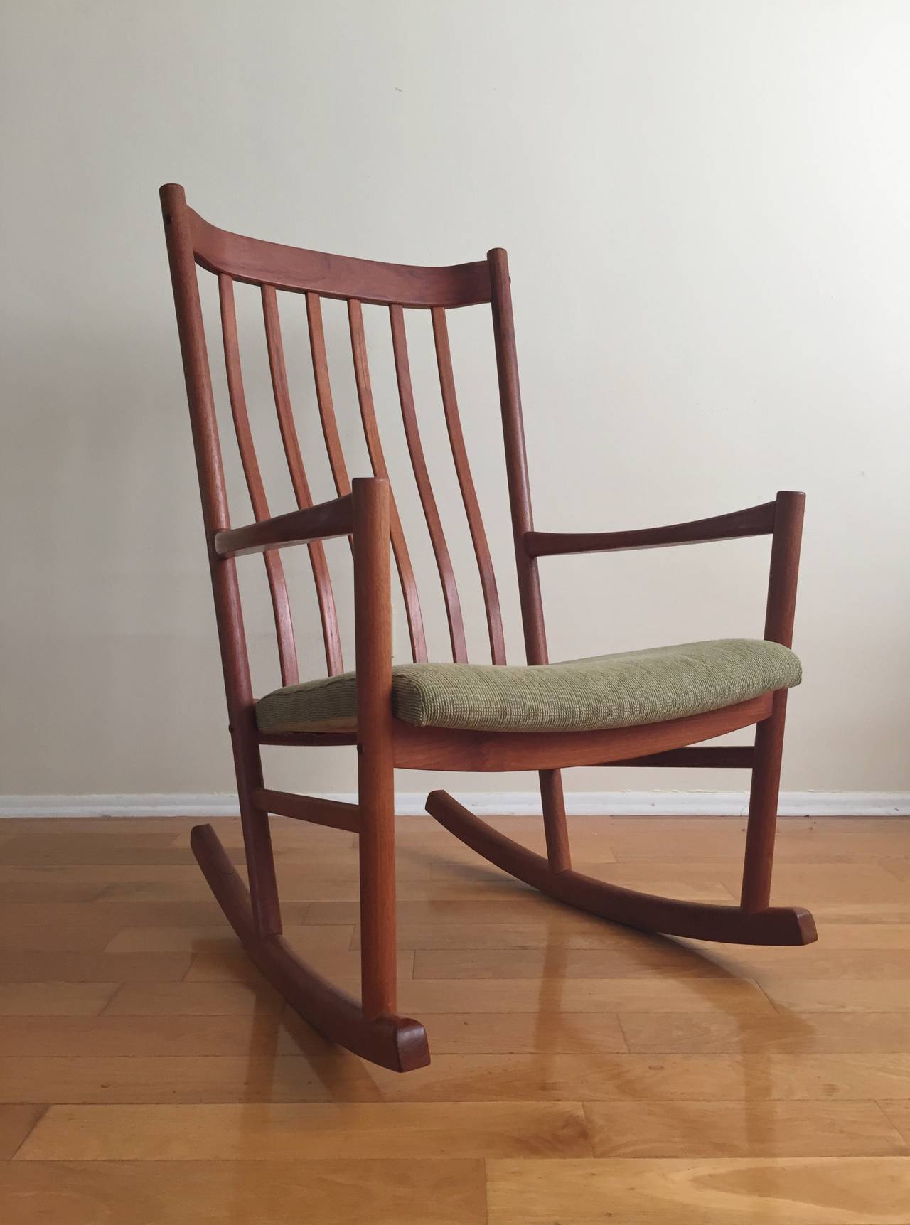 Danish Hans Wegner Teak Rocking Chair