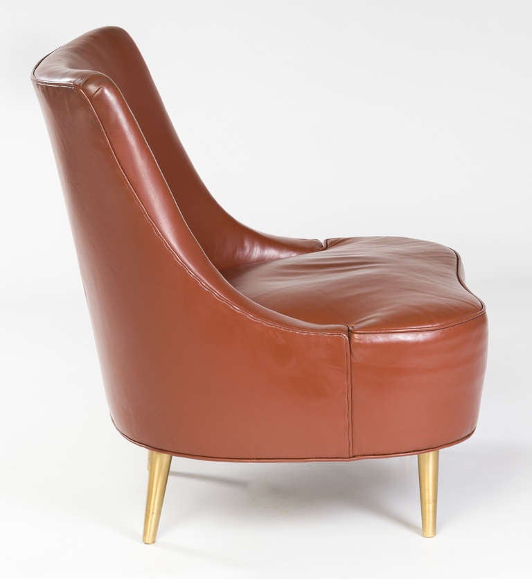Mid-Century Modern Edward Wormley for Dunbar Tear Drop Chair, 1957
