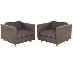 Harvey Probber Lounge Chairs, Pair circa 1950s 4