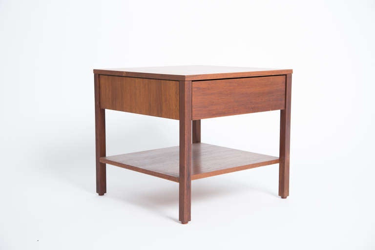 Mid-Century Modern Florence Knoll Pair of Nightstands 
