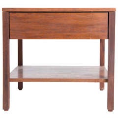 Florence Knoll Nightstand in Walnut