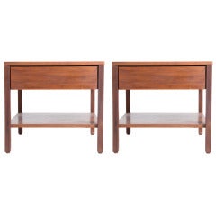 Florence Knoll Pair of Nightstands 