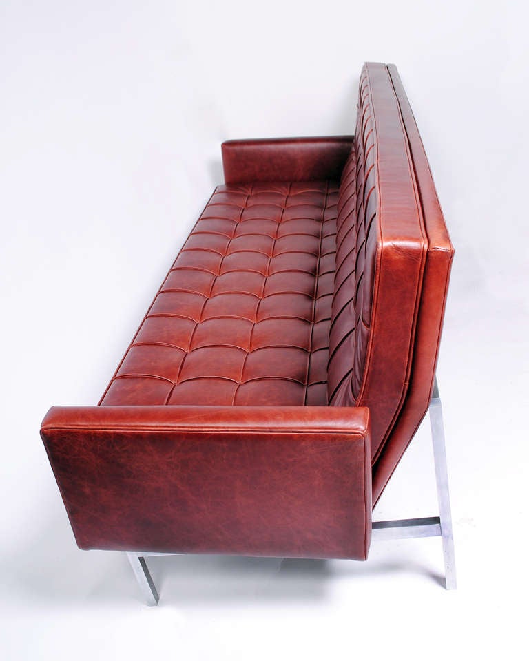 Mid-20th Century Pair of Florence Knoll Lounge Chairs