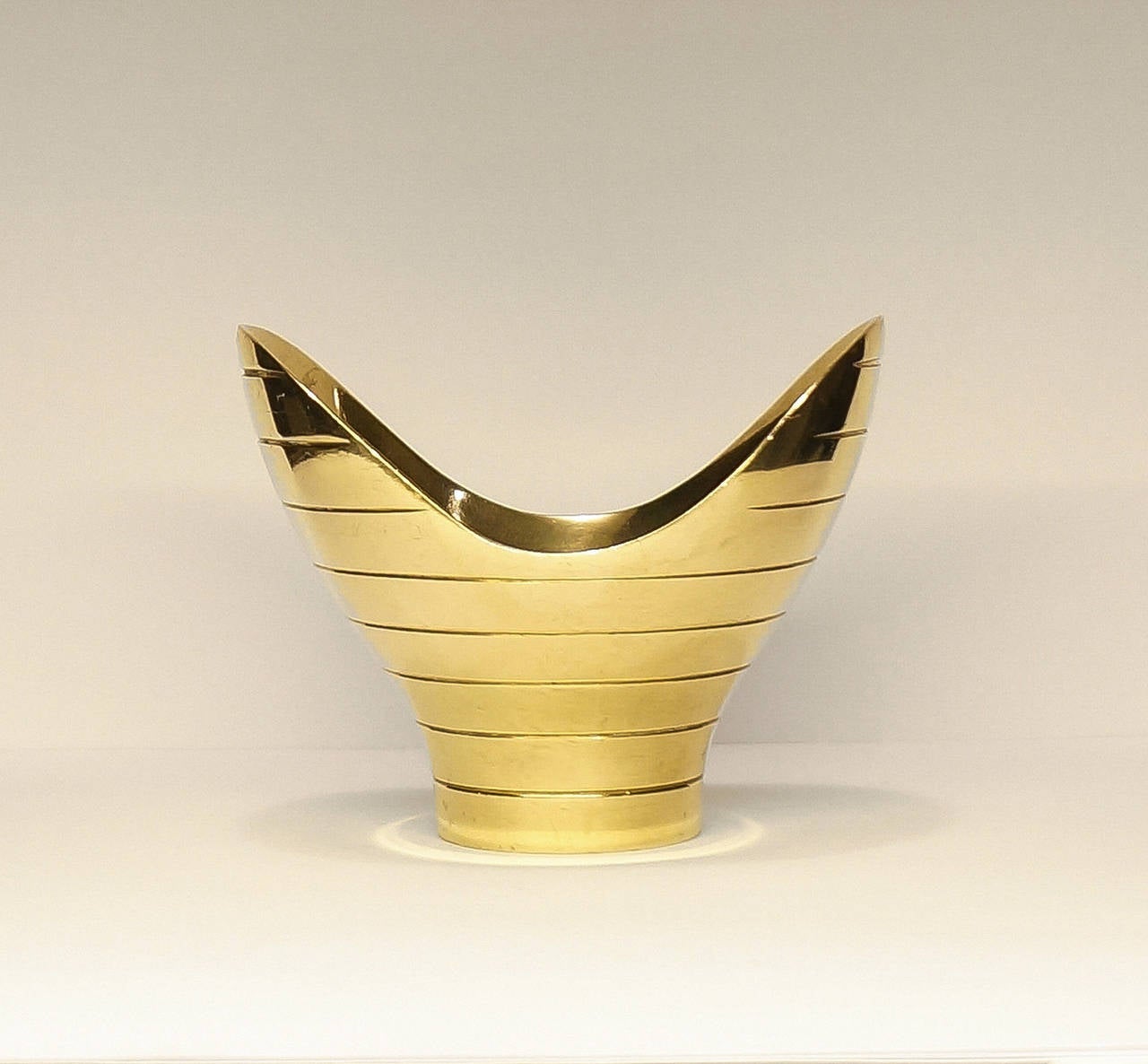Scandinavian Modern Paavo Tynell Bronze Bowl, Taito Oy, 1940s
