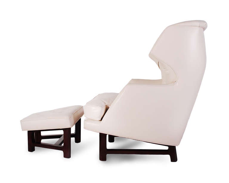 American Edward Wormley for Dunbar lounge chair and ottoman model 5761