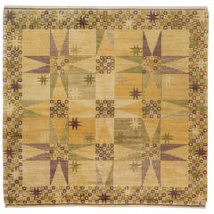 Barbro Nilsson "Stjärnflossan" Carpet by Marta Maas-Fjetterström, MMF, 1950s 3