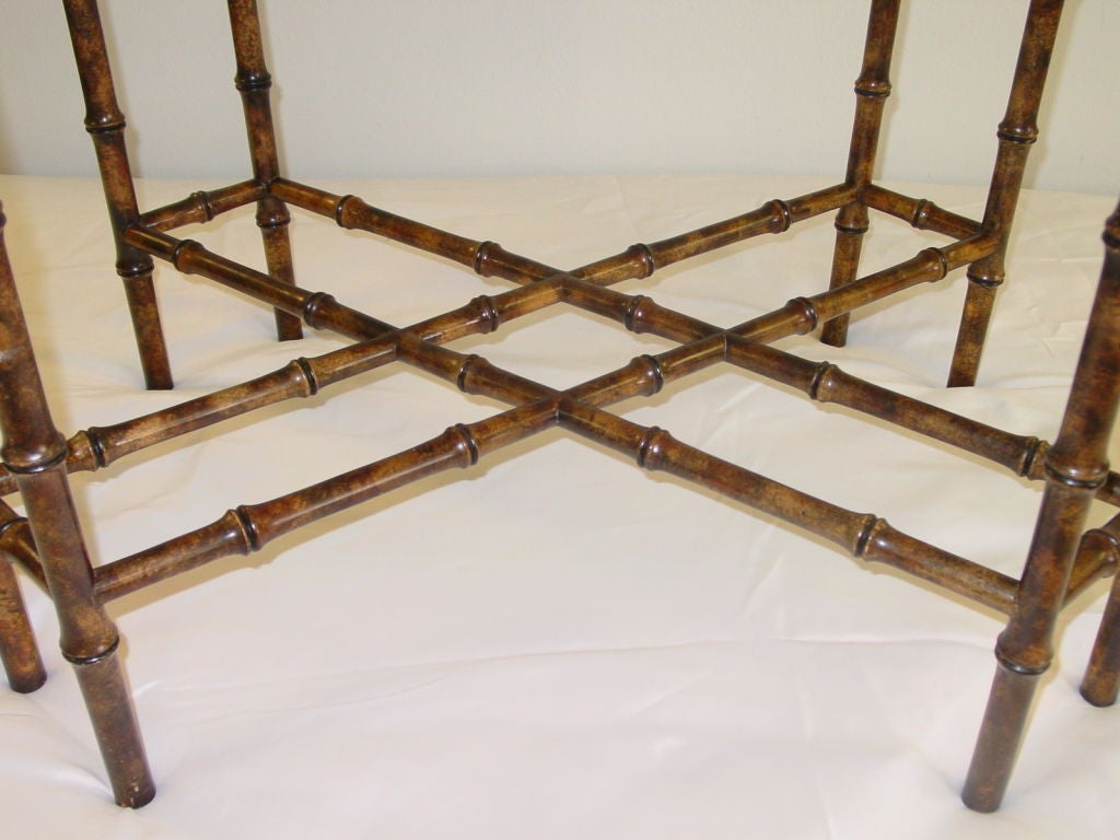  Faux Bamboo Coffee Table by Baker Furniture 2