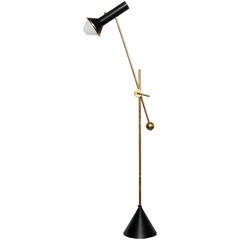 Tapio Wirkkala Adjustable Floor Lamp, 1950s 1