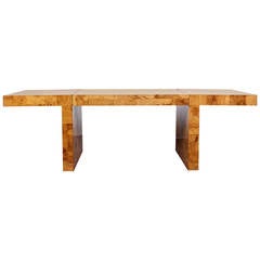 Paul Evans Dining Table for Directional, Olive Ash Burl, 1970s