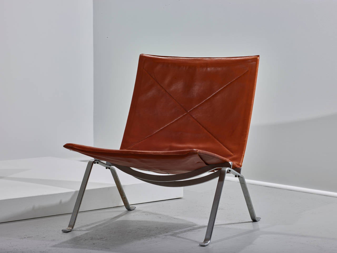 Poul Kjaerholm PK 22 Chairs for E. Kold Christensen, Original Condition 1956 In Good Condition In Houston, TX