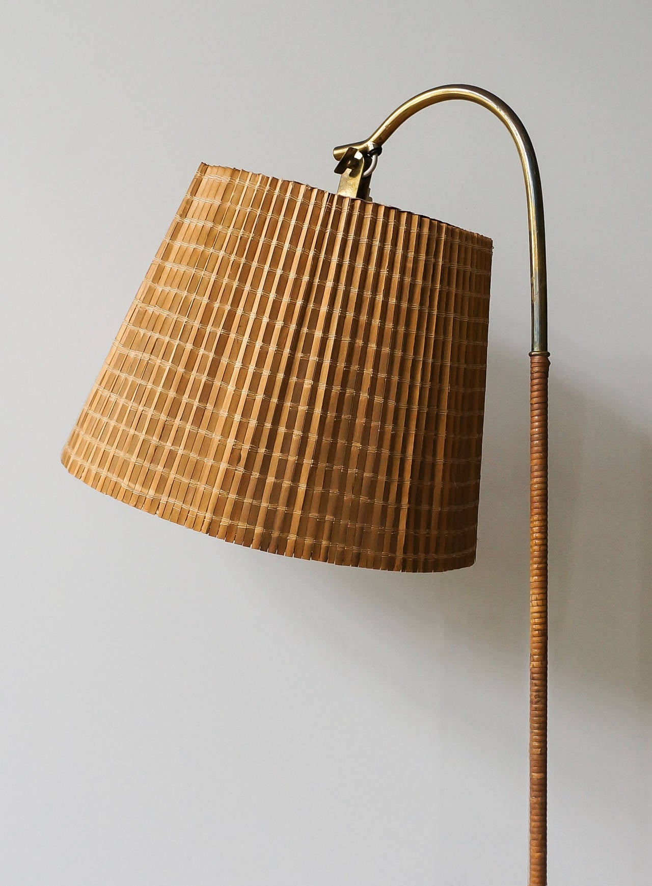 Scandinavian Modern Paavo Tynell Floor Lamp, Model 9609, Taito Oy, 1940s