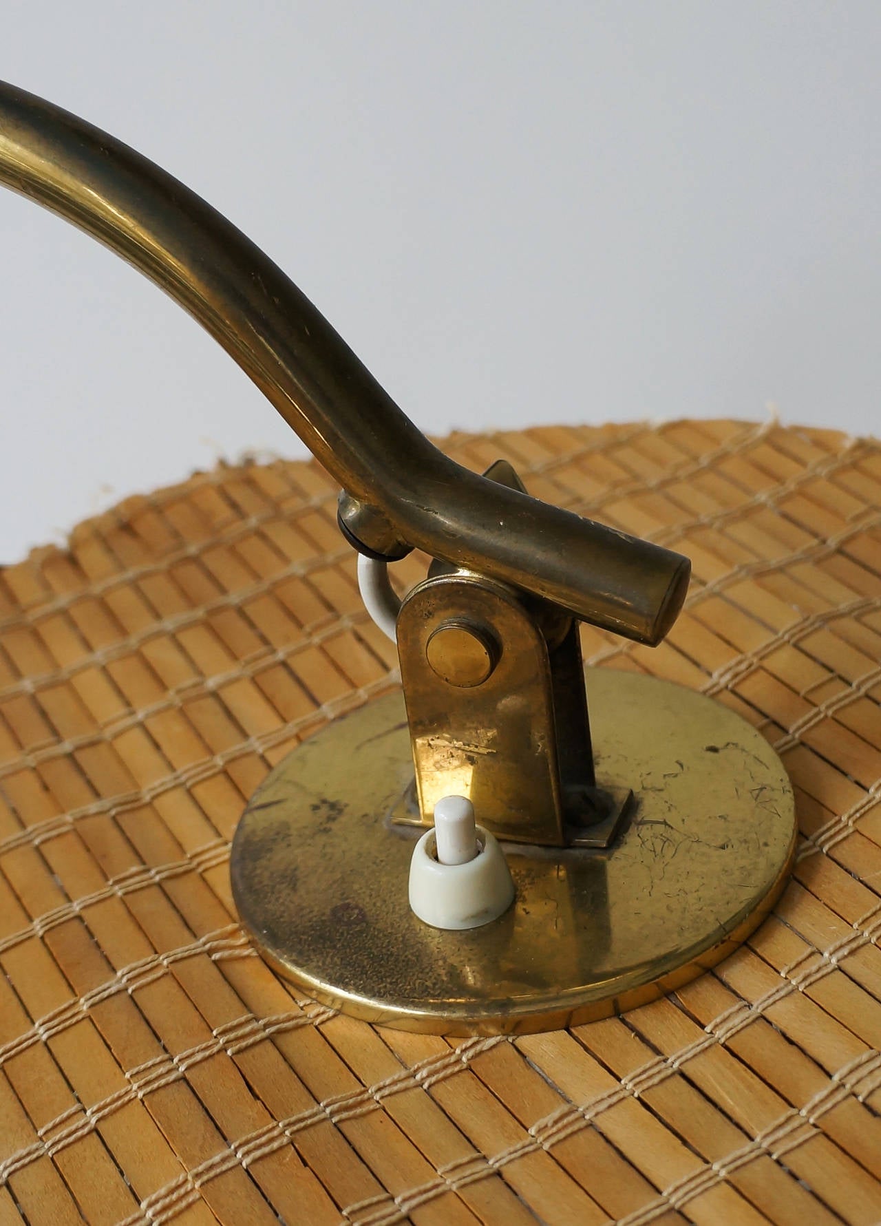 Finnish Paavo Tynell Floor Lamp, Model 9609, Taito Oy, 1940s