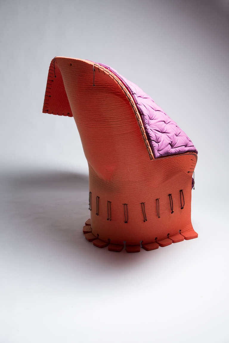 20th Century Gaetano Pesce Feltri High Armchair for Cassina