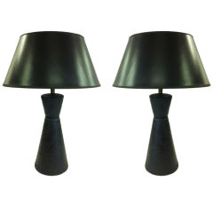 Elegant 1950's Geometric Lamps