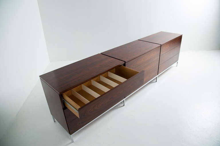 Florence Knoll Rosewood Cabinet 1