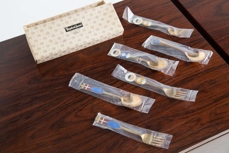 Gabelset und Löffel von Anton Michelsen für Georg Jensen