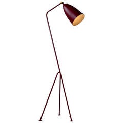 Retro Greta Magnusson-Grossman "Grasshopper" Floor Lamp, by Bergboms Malmö, Model 831