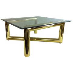 Fantastic 1970's coctail table in the manner of Karl Springer
