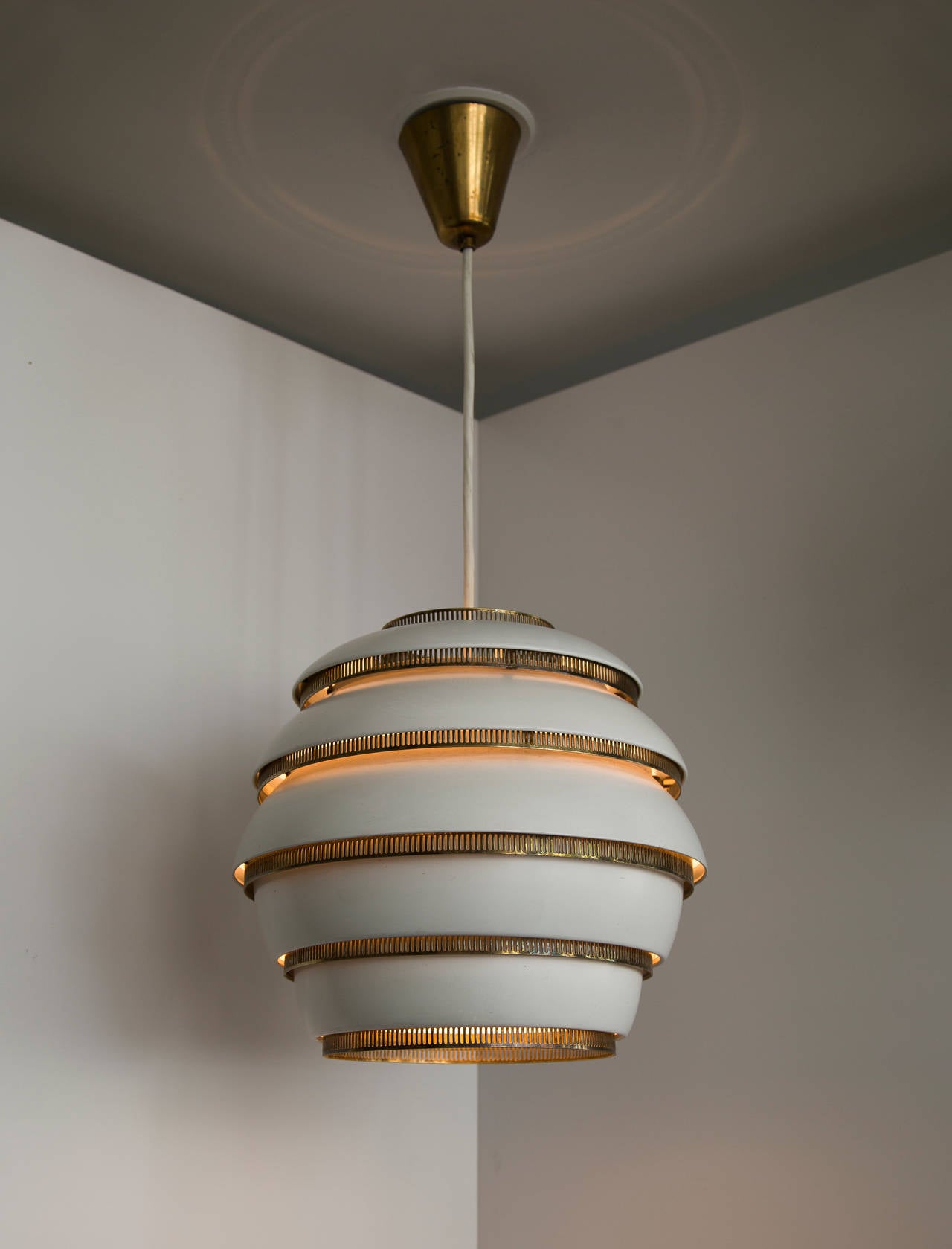 Finnish Early Alvar Aalto, Ceiling Lamp Model A331, Also Known as 