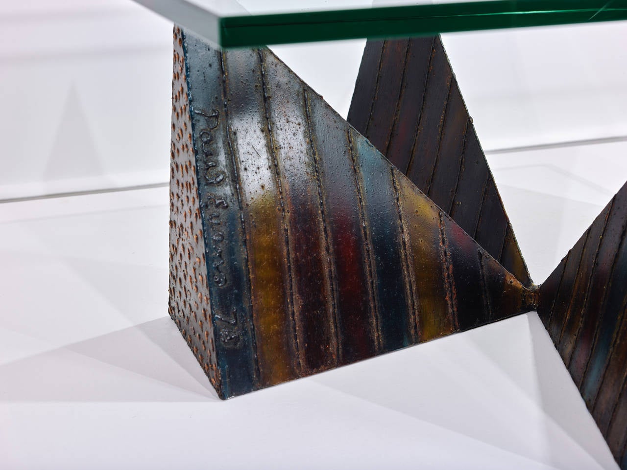 Paul Evans Pyramid Cocktail or Coffee Table, PE 14 42, 1973 at 1stdibs