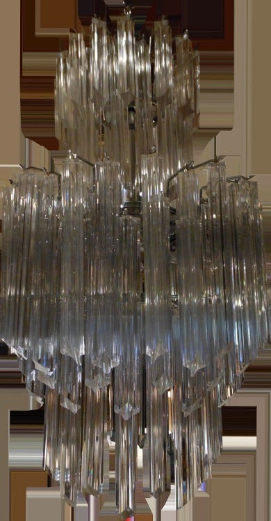 Magnificent Large Scale Venini Pendant Chandelier