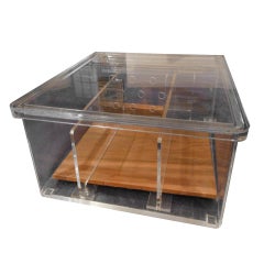 Fabulous Lucite Humidor