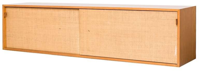 Mid-20th Century Custom Knoll Wall Unit (2 cabinets / credenzas 4 Shelves)