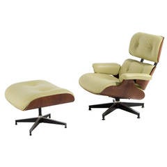 Charles and Ray Eames Rosewood Lounge Chair and Ottoman