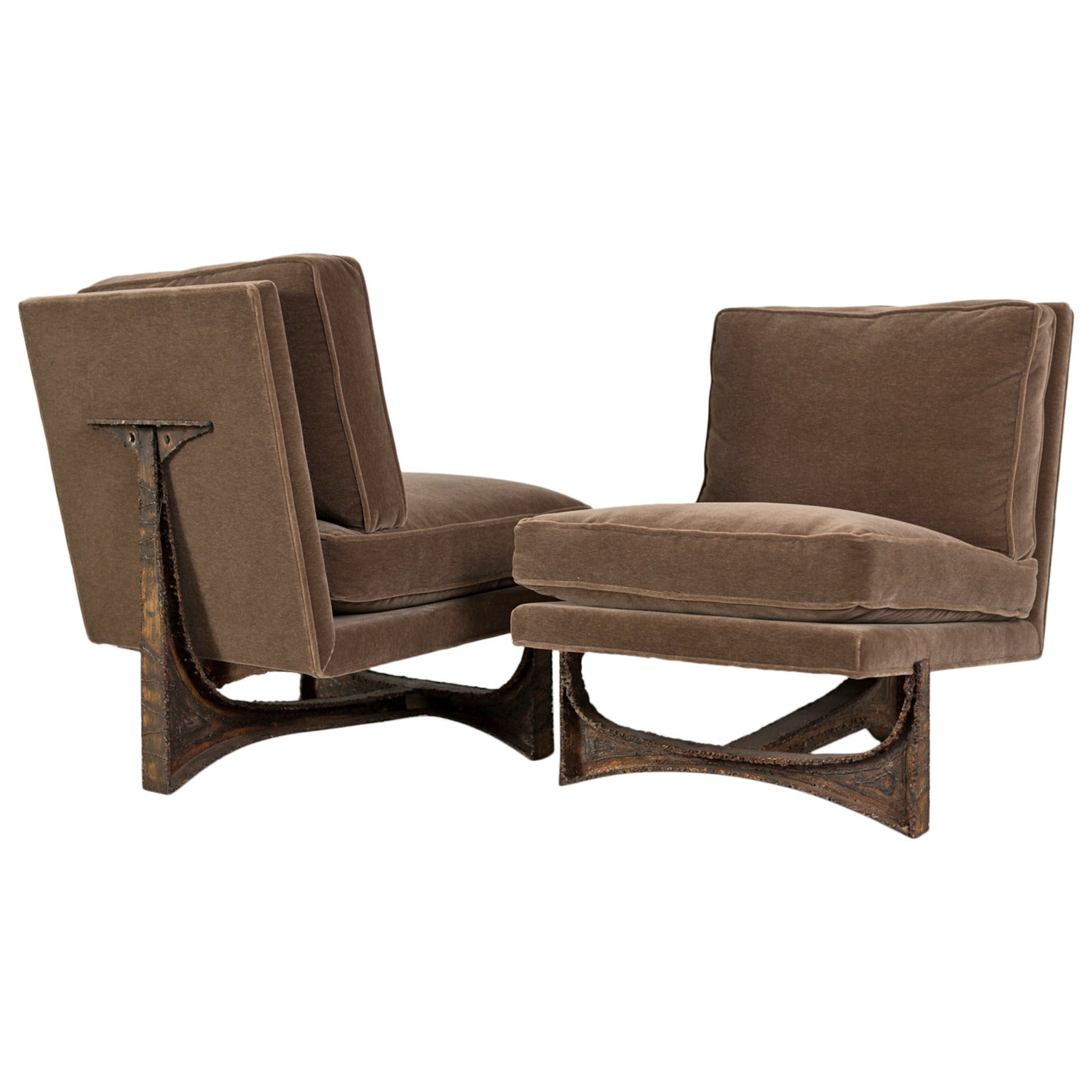 Paul Evans Studio Chairs, Pair
