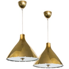Pair of Paavo Tynell Ceiling Lamps, Taito Oy