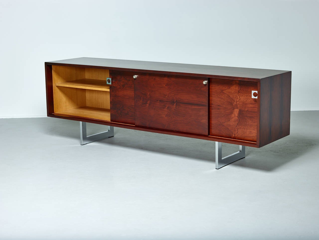 Scandinavian Modern Bodil Kjaer Rosewood Cabinet for E. Pedersen & Son, 1960