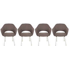 Set di 4 sedie da salotto executive Saarinen vintage per Knoll
