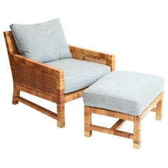 Bielecky Brothers Lounge Chair and Ottoman