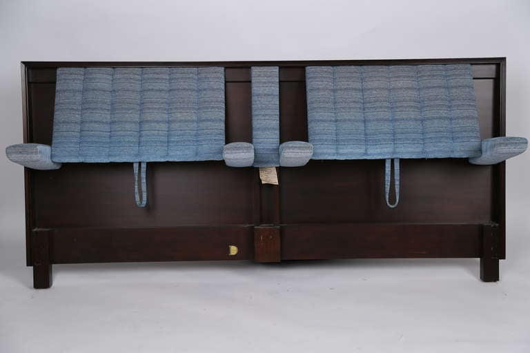Mid-20th Century Reclining King-Size Headboard by Edward Wormley for Dunbar
