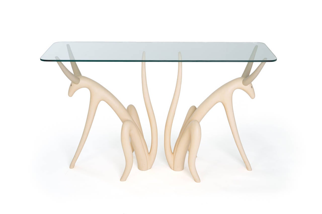 Carved Judy Kensley McKie Table