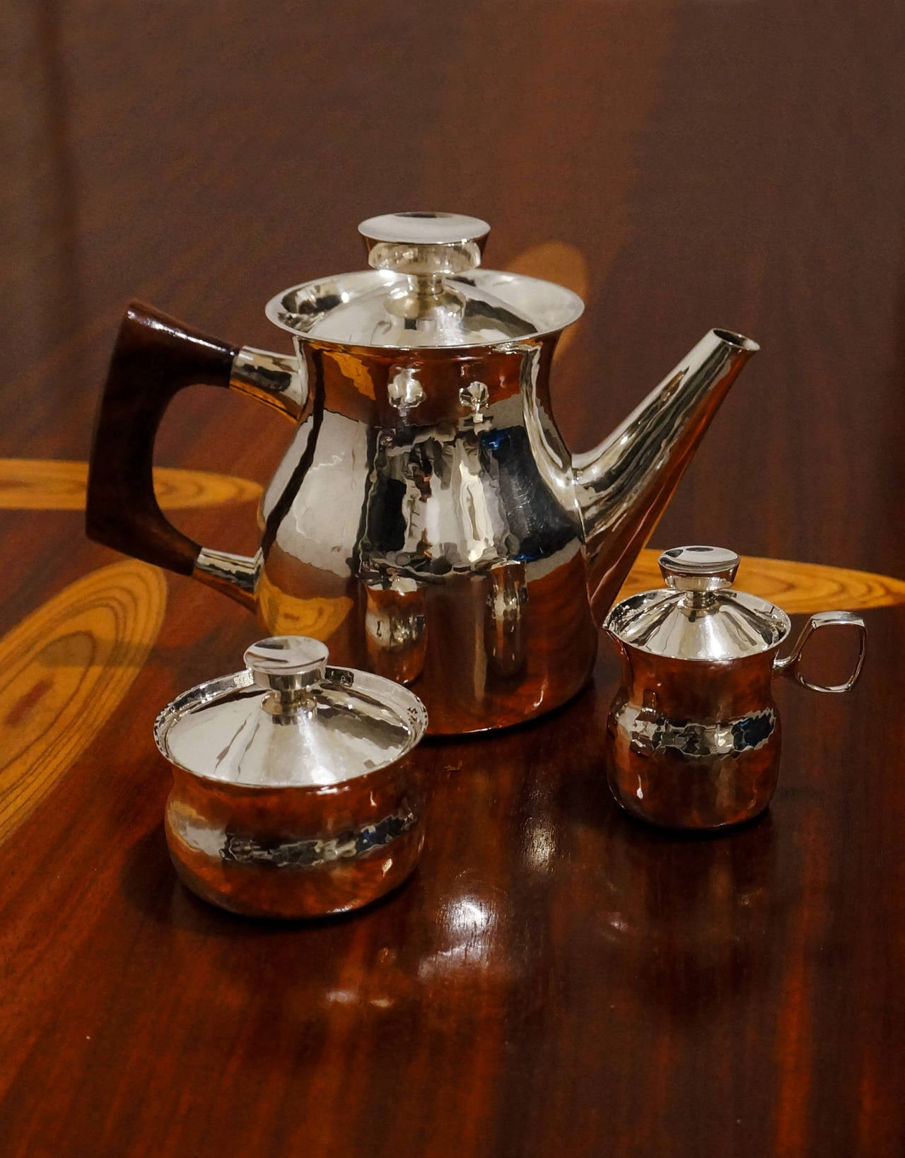 Eric Löfman Silver Coffee Service In Excellent Condition In Houston, TX