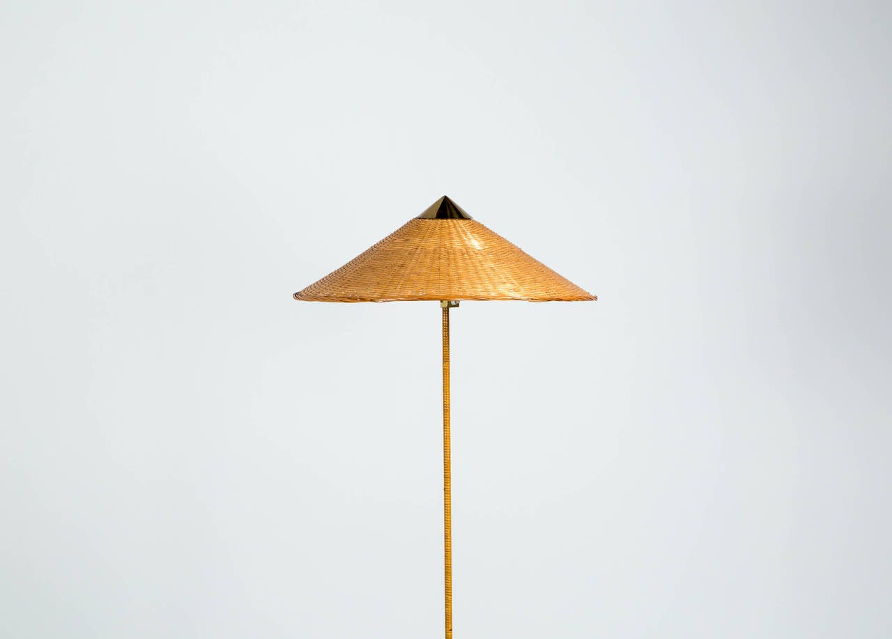 Brass Paavo Tynell Floor Lamp, Model 9602