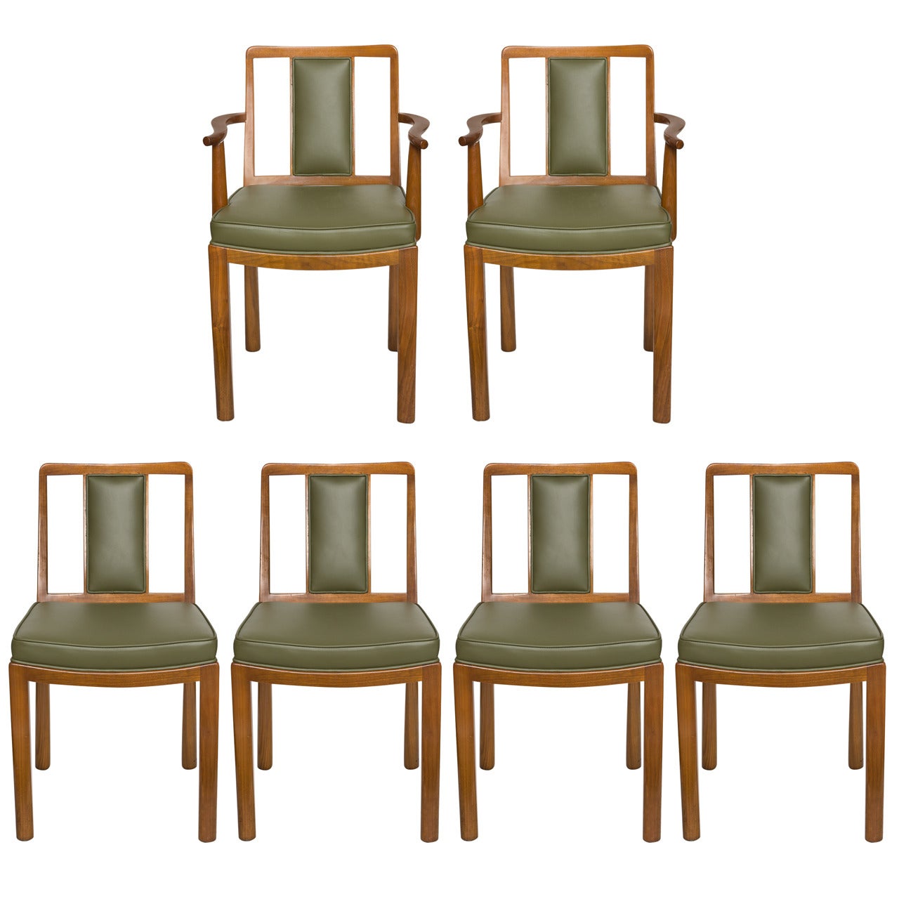 Dining Chairs by Edward Wormley for Dunbar, Set of Six, 1950s