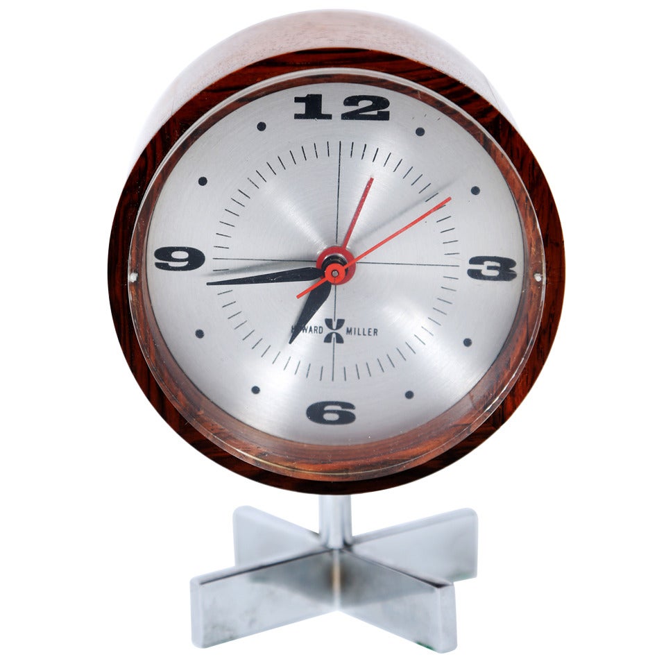 Arthur Umanoff Desk Clock, George Nelson & Associates, 1950s For Sale