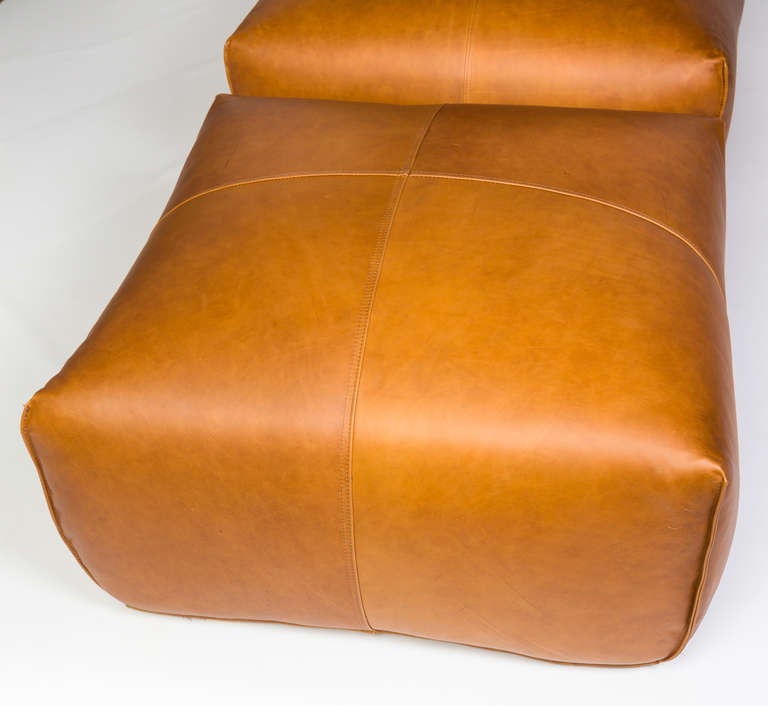 Modern Mario Bellini Le Bambole Chair and Ottoman