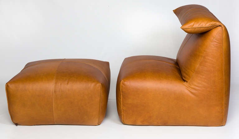 Mario Bellini Le Bambole Stuhl und Ottomane (Moderne)